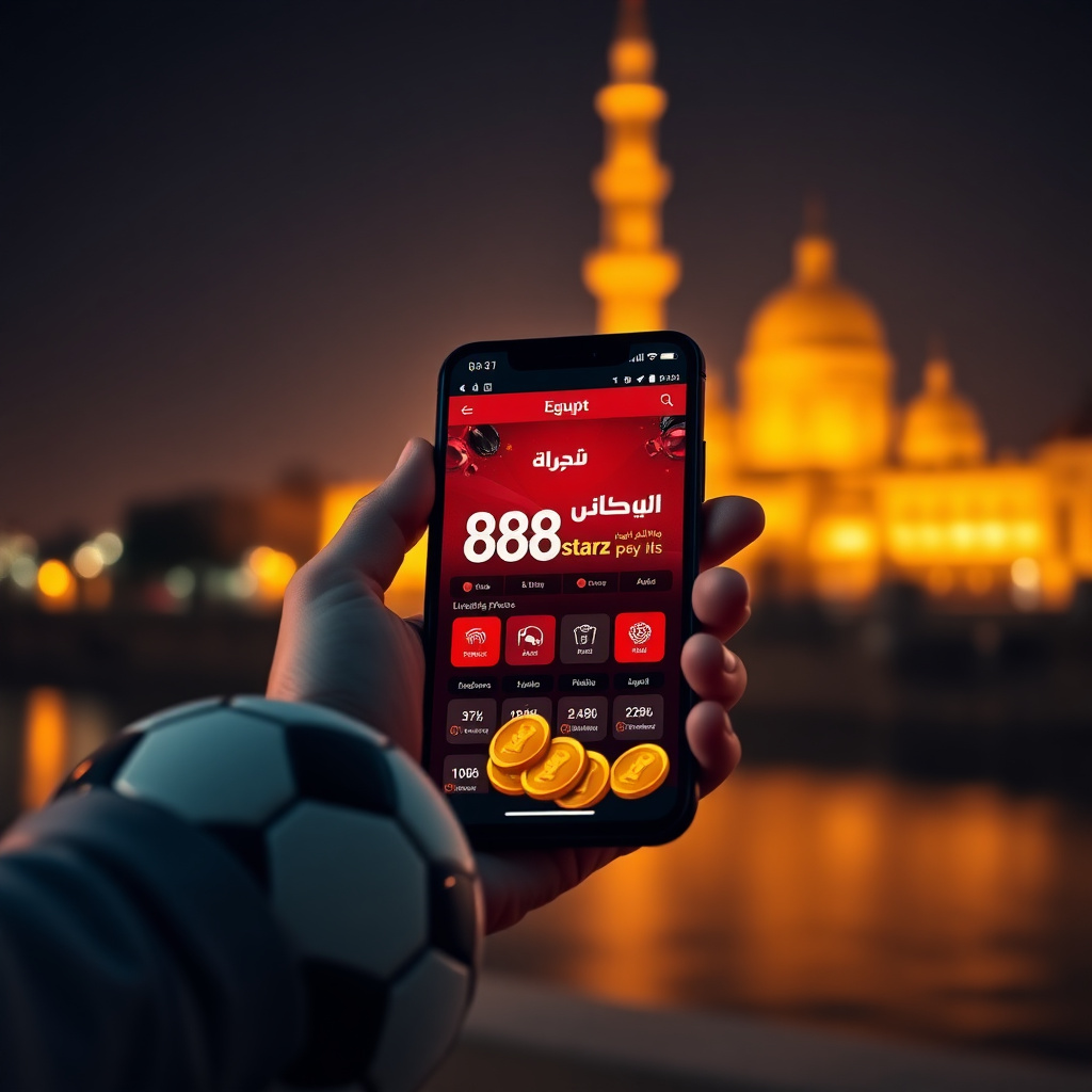 تطبيق 888starz الرسمي في مصر يعرض كازينو مباشر والمراهنات الرياضية على كرة القدم بواجهة عربية وعملات ذهبية